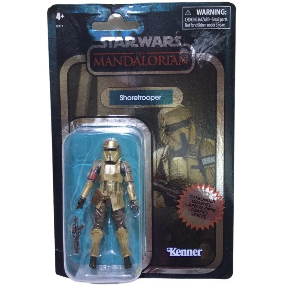 STAR-WARS‎ VTG Collection Carbonized Shoretrooper Mandalorian 3.75” Figure NEW